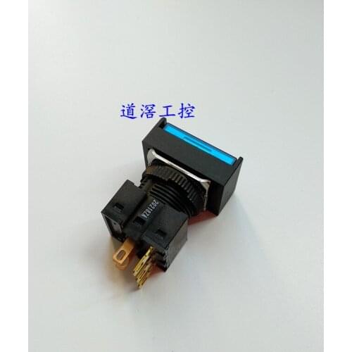 With Light Self-Locking Button Switch A16L-AAM-24-1