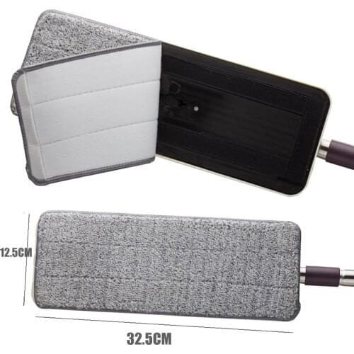 Squeeze mop and bucket flat bucket rotating mop instead of microfiber pad, used for cleaning mop and bucket furniture cleaning