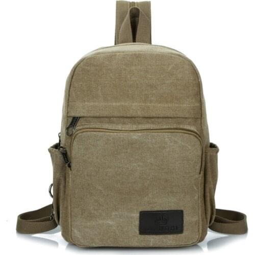 Stacy bag 051216 hot sale unisex women men small canvas bag lady girl travel backpack