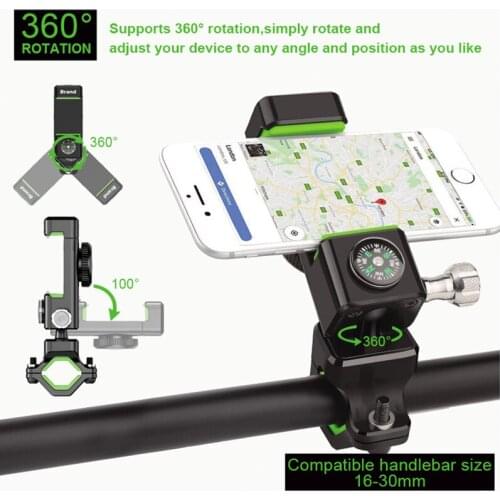 Bicycle Phone Holder Rack Multifunctional Bike Computer Camera Holder Outdoor Anti-vibration Lighting Sport Go Pro Fixed Bracket