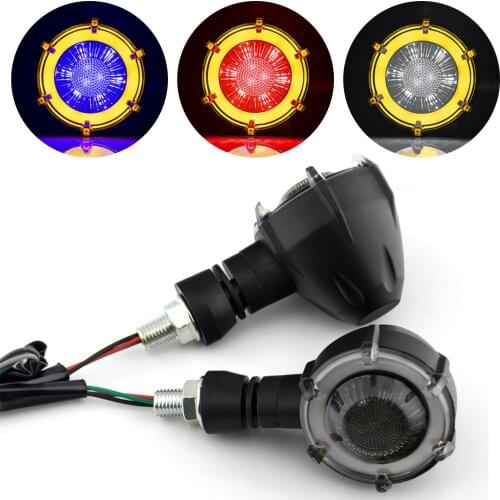 12V Waterproof Universal Led Turn Signal For Motorcycle Warning Lights Sequential Flasher Racing Motorbike Accessories