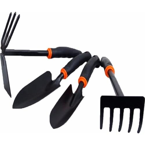 High quality Spade Shovel Harrow Set Gardening Tools Potted Plants Maintenance Suit With Wooden Handle Garden Tool