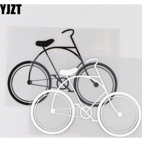 YJZT 16.8CM*11.8CM Bicycle Decorative Pattern Car Sticker Vinyl Decal 1A-0058