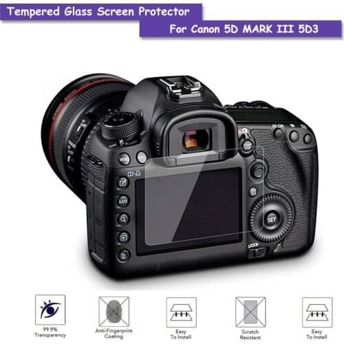 9H Tempered Glass LCD Screen Protector Real Glass Shield Film For Canon 5D MARK III 5D3 5DS 5DRS Camera Accessories