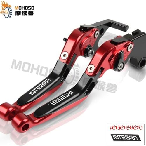 750 Motorcycle aluminum CNC Folding Extendable adjustable Brake Clutch Levers For Honda Integra 750 DCT Integra750 2014-2018