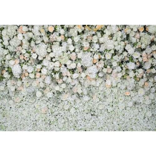 Flower Background For Photo White Green Orange Roses Backdrop For Baby Shower Wedding Party Engagement Ceremony Photo Props