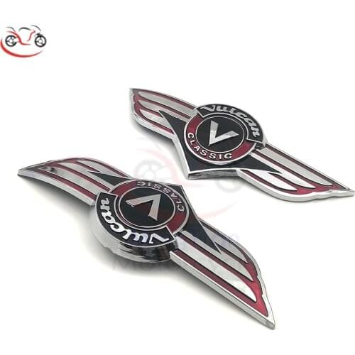 For Kawasaki Vulcan VN800 VN 900 400 500 1500 1600 1700 VN2000 Classic Motorcycle Fuel Gas Tank Emblem Badge 3D Decals Stickers