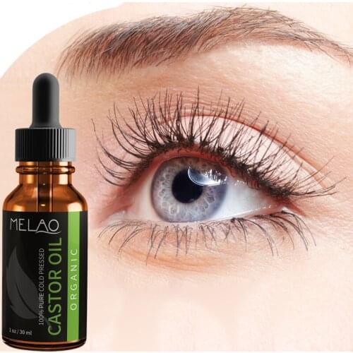 Hair Growth Essential Oil Castor Oil Calm Prevent Skin Aging Castor Organic Eyelash Enhancer Eyelash Growth Serum