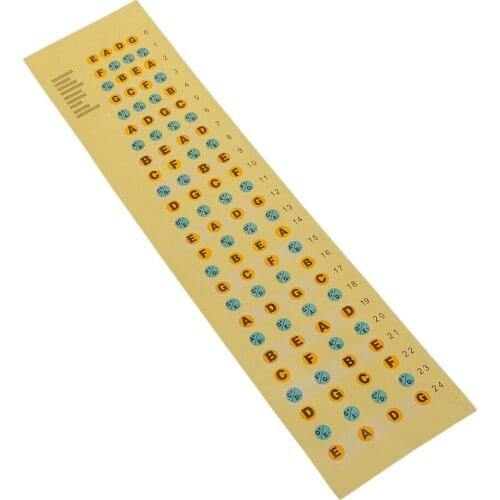 Electric Bass Fretboard Note Sticker Fretboard Lable Student Aid