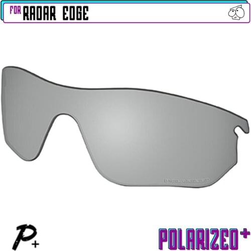 EZReplace Polarized Replacement Lenses for - Oakley Radar Edge Sunglasses - Silver P Plus