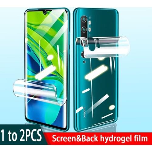 1 to 2pcs back hydrogel film on for Xiaomi Mi 8 Lite CC9e CC9 Pro Mi8 Micc9 Micc9e mi CC9pro screen protector not tempered glass