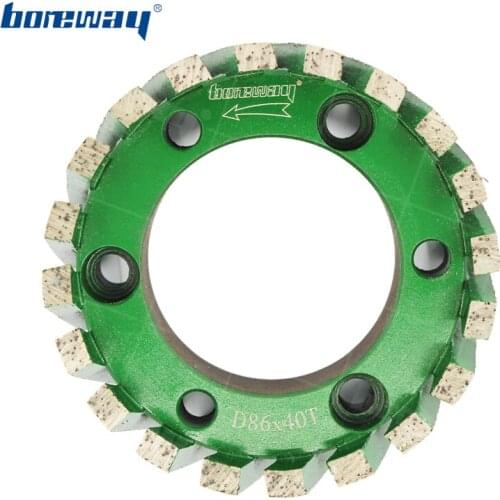 Boreway Supply A Lot (2 pieces ) of D86x40Tx50H Heavy Duty Gauging Wheels With 75mm Connector For Basin