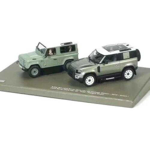 Diecast 1:43 Scale Guardian 90 Double Car Set Version Simulation Alloy Model Collection Decoration Gift Hot Toys