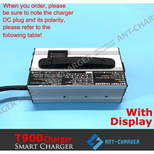 Customize 37.8V 42V 20A, 46.2V 50.4V 54.6V 58.8V 15A AGV Car Lithium Ion Lipo Li-ion LiMn2O4 LiCoO2 Battery Charger with Display