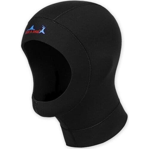 3MM Neoprene Scuba Diving Hat Unisex NCR Fabric Hood Swimming Cap Winter Cold-proof Snokel Wetsuits Head Cover Helmet Swimwear