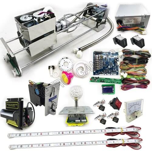 New Toy crane game machine DIY kit with 710mm gantry claw motherboard LCD display power supply coin acceptor bill acceptor