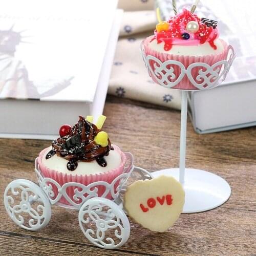 New Muffin Ice Cream Pastry Baking Metal Wheel Cupcake Stand Cake Display Wedding Birthday Party Decoration supplies