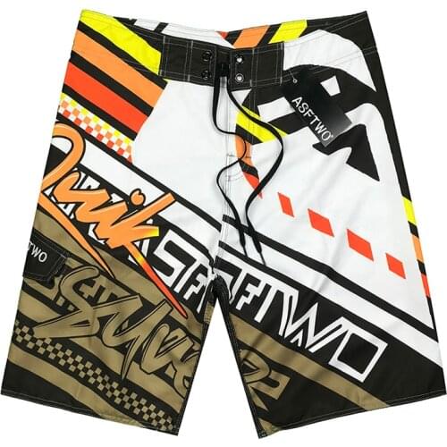 Swimwear Men Swim Beach Shorts Mens Swimming Trunks Swimsuit Man bermuda Beachwear Surf Board Bathing Suit Pocket Badeshorts