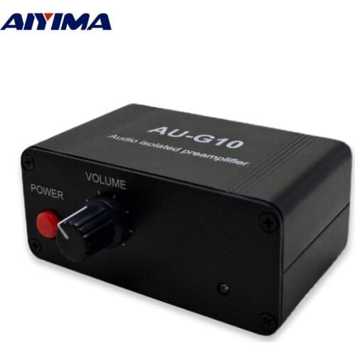 AIYIMA NE5532 Differential Balance Pre-amplifier Audio Isolated Preamplifier For Audio Vehicle Computer Projector