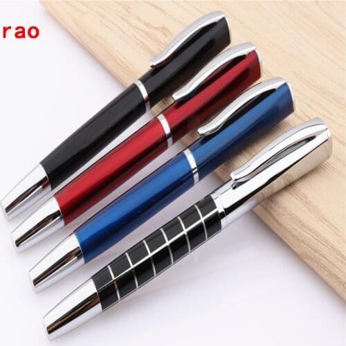 High quality 819 All Colour Silver line School student office Supplies Medium Nib Rollerball Pen New