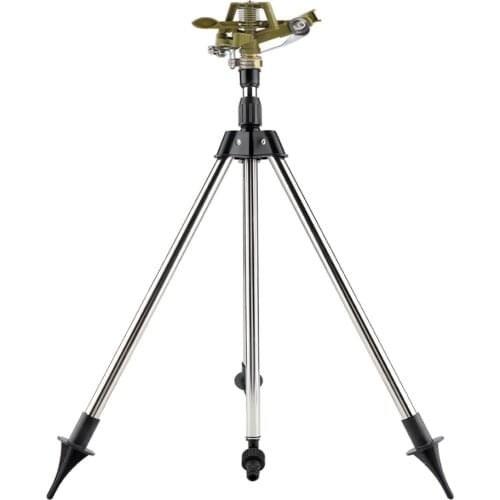 Sprinkler on Tripod Base 360 Degree Rotating Nozzle for Garden Sprinkler Water Spray Drip Irrigation Dropper Watering System
