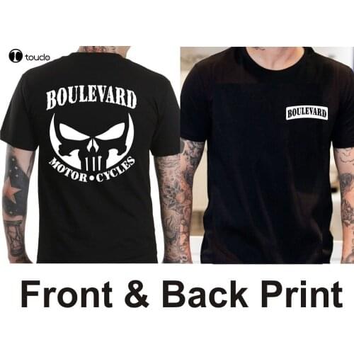 Tops Summer Cool Funny T-Shirt Japanese Boulevard Motorcycle M109 C50 C90 BLACK T-Shirt Summer