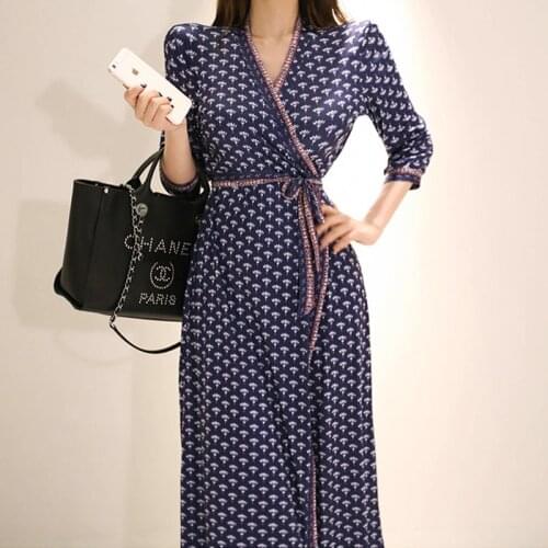 New arrival women sweet Dandelion print dress fashion casual comfortable party elegant work style sexy long a-line dress