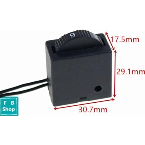 1pcs Electric Power Tool Plastic Speed Controller Switch FA-8/1FE 5E4 6 Positions Color Randomly