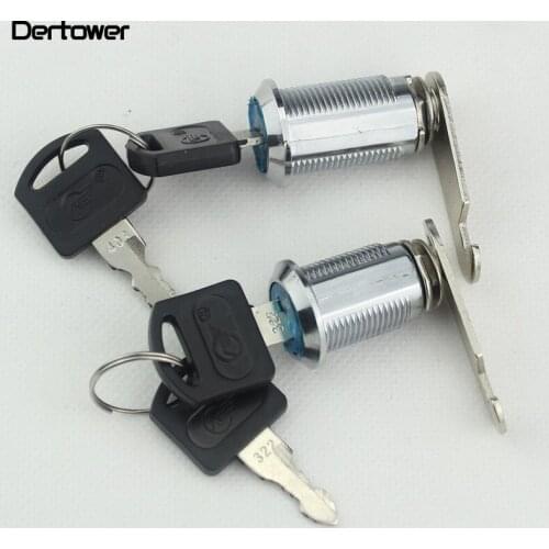 16/20/25/30mm Safe Cam Lock Pinball Arcade Machine Door Cabinet Toolbox Drawer & 2Key for Filing Mailbox Drawer Cupboard