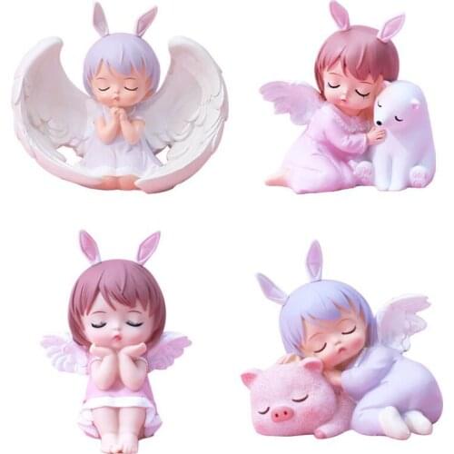 2 New Mini Angel Silicone Candle Mold for Handmade Home Desktop Decoration Gypsum Epoxy Resin Aromatherapy Candle Silicone Mould