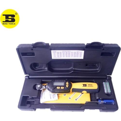 BOSI 1/4'' 1.5-30N.m Digital Buzzer 6Led Torque Wrench 4-Unit Selection