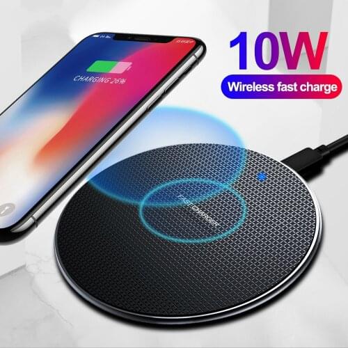10W Qi Wireless Charger Fast Charging Pad 5V 2A for iPhone 11 Pro XS Max XR X 8 Plus For Samsung Galaxy S10 S9/S9+ S8 Note 9