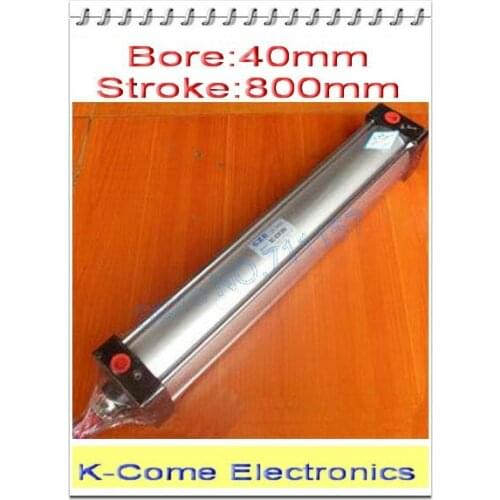 40mm Bore 800mm Stroke 1/4" Standard Pneumatic Air Cylinder SC 40*800 Adjustable Single Rod Cylinders 40-800