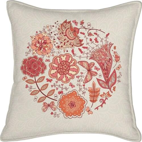 Decorative Pillows, 45X45cm Washable Cover, Double Sides Digital Print Pattern, Decoration, Happy Homes, New Trends and Models