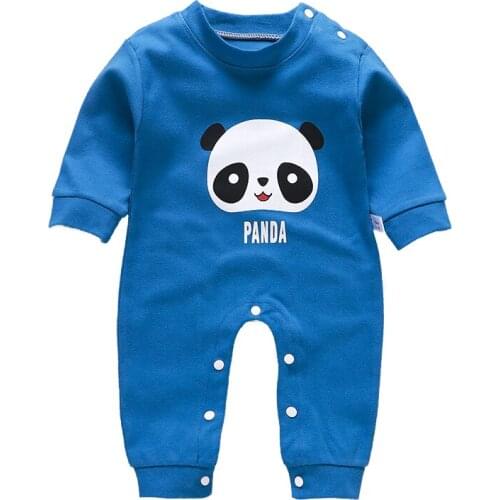Baby Rompers Kid Boys Girls Long-Sleeve Cartoon Infant Cotton Jumpsuit Comfortable Toddler Climbing Newborn Outerwear Clothes