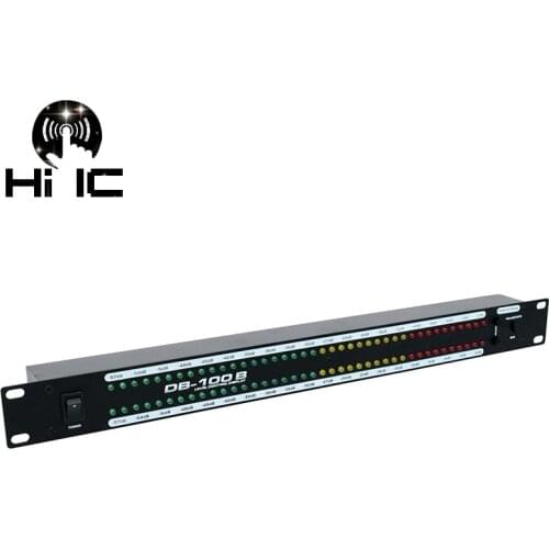 Double 40 Segments Digital Spectrum LED Display Music Audio Spectrum indicator Amplifier Stereo Volume Level indicator VU Meter