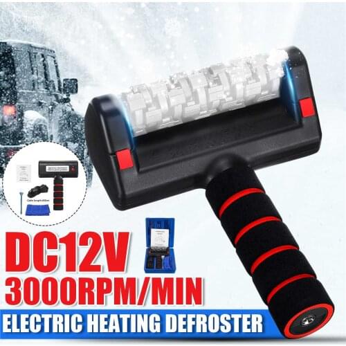 12V Electric Heating defroster Car Windshield Ice Snow Remover Shovel Scraper Glass For Car Windscreen Snow Scraper Tool