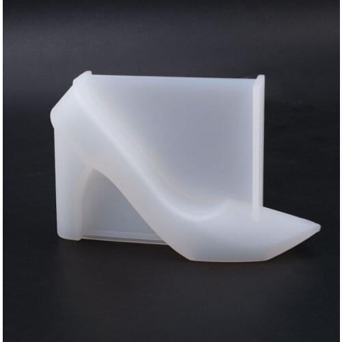 DIY Crystal Resin Epoxy Mould High Heels Decoration Table Decoration Mould Three-dimensional Shoes Silicone Mould