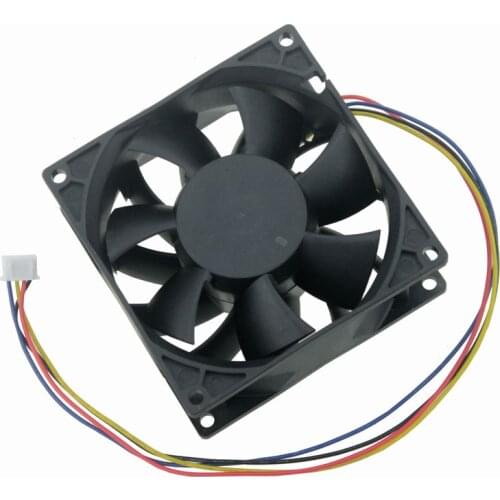Gdstime 2 Pieces DC 24V Brushless Computer Cooling Fan 9cm 9238 PC Case CPU Radiator 90x90mm Two Ball Bearing 92mm x 38mm 4Pin