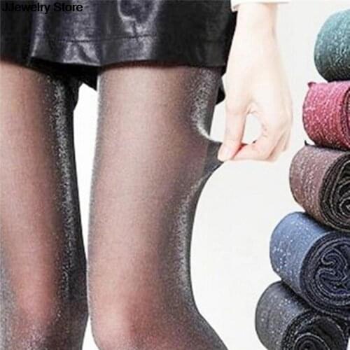 HOT! 1PC Women Girls Color Tights Female Shiny Pantyhose Fashion Lady Sexy Anti Hook Stockings Colorful