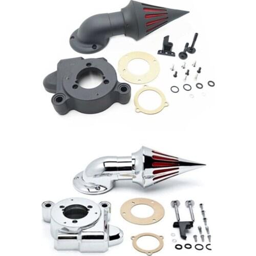Motorcycle Spike Air Cleaner Intake Filter Kits For Harley Electra Glide Ultra Classic FLHTCU Street Glide FLHX Tri Glide