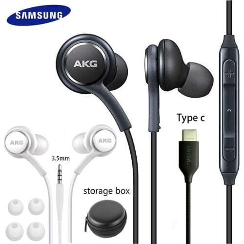 AKG samsung Earphone IG955 Type-c /3.5mm In-ear Mic wired headset for Galaxy S21 S20 note10 20 Ultra S10 S9 S8 S7 huawei xiaomi