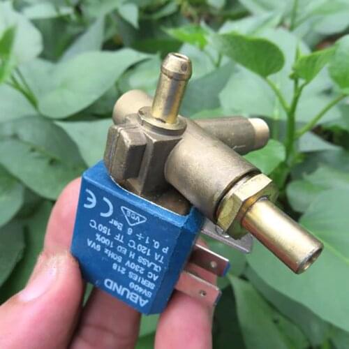 Normally Closed 3-way Copper Solenoid Valve SV400 Solenoid Valve AC230V 9VA Electromagnetic Water Valve for Household Appliance