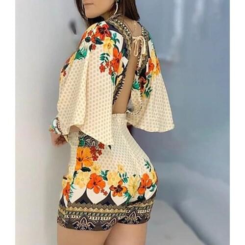 PickyourLook Women's Jumpsuits With Print