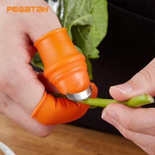Kitchen gadgets Garden vegetable garden finger protection Fruit Grape Picker Gears Cutting Vegetable Harvesting Tools