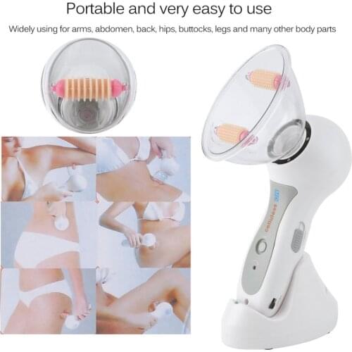 Body Vacuum Anti-Cellulite Massage Roller Massaging Slimmer Device Fat Burner Therapy Treatment Loss Weight Tool US /EU Plug new