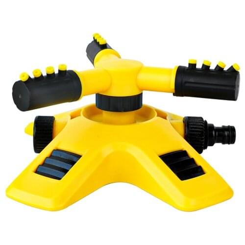 360 Rotate Degrees Sprinkler Horticultural Automatic 3 Arms Nozzles Garden Lawn Irrigation & Agriculture Tools Outil Jardin