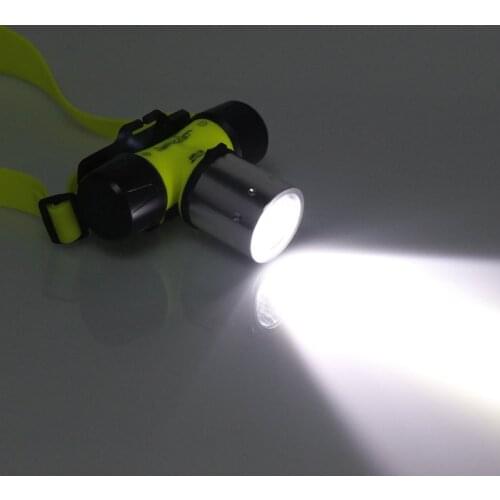 CHICLITS Diving Head Lamp LED 18650 Rechargeable 3500 Lumen XML T6 3Mode Waterproof Underwater Work Head Lighting Flashlight