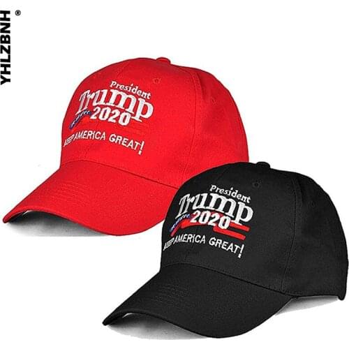YHLZBNH President Donald Trump Hat 2020 Keep Make America Great Again Flag Maga Dad Baseball Cap Men Women Gorros Snapback Hat