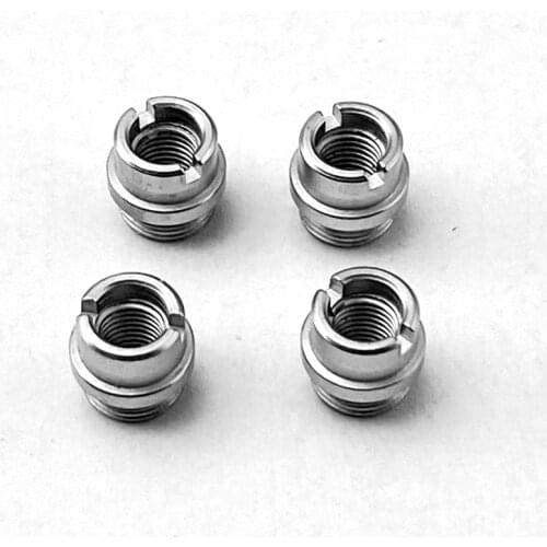 4pieces 416 Stainless Steel 1911 Grips Screws 1911 Bushings Screws Fit All 1911 Models with Standard Thickness